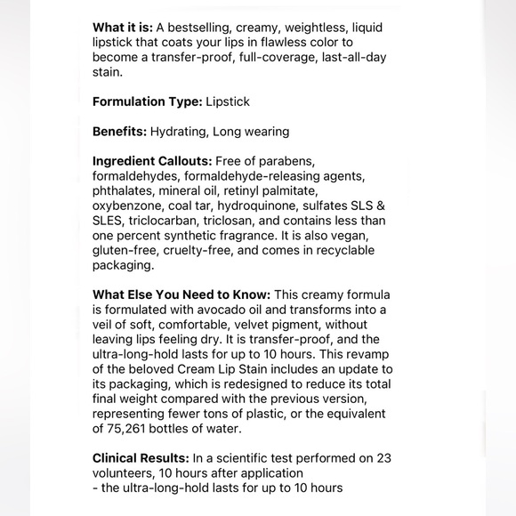 Sephora Collection Cream Lip Stain in Always Red and Marvelous Mauve - Picture 2 of 13